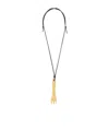 Lemaire Gua Sha Fork Necklace In Multi