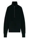 Lemaire Half Zio Sweater In Black