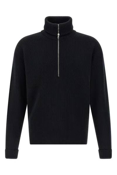 LEMAIRE HALF ZIP SWEATER