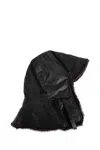 Lemaire Man Black Hats In Black