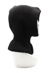 Lemaire Ribbed-knit Lambs Wool Balaclava In Black