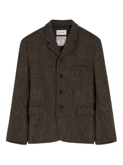 LEMAIRE HERRINGBONE-PATTERN BLAZER