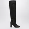 Lemaire High Anatomic Boots In Onyx In Black