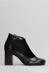 Lemaire 80mm Almond Toe Ankle Boots In Black