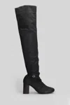 Lemaire 80 Anatomic Over-the-knee Leather Boots In Multi