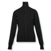 Lemaire High-neck Fitted Cardigan In Black