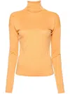 Lemaire Cotton Jersey Top In 橘色