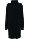Lemaire High-neck Maxi Dress In Blue