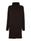 Lemaire Chunky-knit Wool Midi Dress In Grey