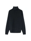 Lemaire High Neck Sweater In Black