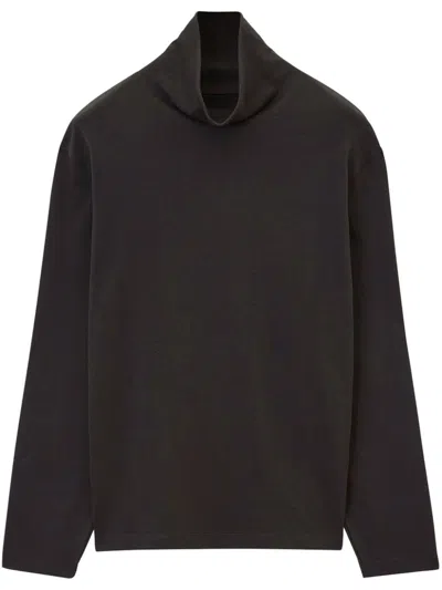 Lemaire High-neck Jumper In Brown