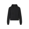 Lemaire High Ribbed Collar Sweater With Soft Texture In Black