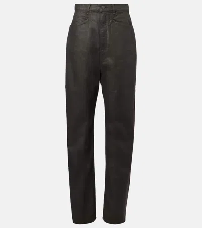 Lemaire High-rise Cotton Wide-leg Pants