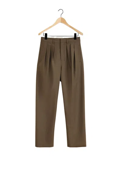 LEMAIRE LEMAIRE PLEATED TAILORED TROUSERS