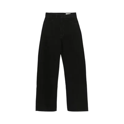 Pre-owned Lemaire High Waisted Curved Pants 'black' | Women's Size 34
