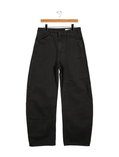 Pre-owned Lemaire High Waisted Curved Pants Blue Carbon Wide Leg Jeans W/ Tags