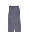 Lemaire High-waisted Trousers In Gray