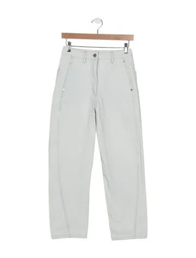 Pre-owned Lemaire High-rise Straight Leg Jeans In Green