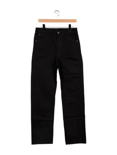 Pre-owned Lemaire High-rise Straight Leg Jeans W/ Tags In Black