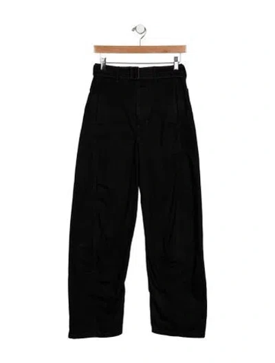 Pre-owned Lemaire High-rise Wide Leg Jeans In Black