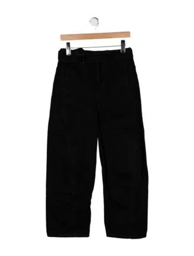 Pre-owned Lemaire High-rise Wide Leg Jeans In Black