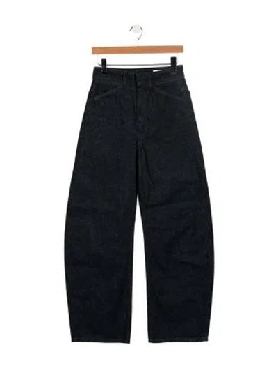 Pre-owned Lemaire High-rise Wide Leg Jeans In Blue