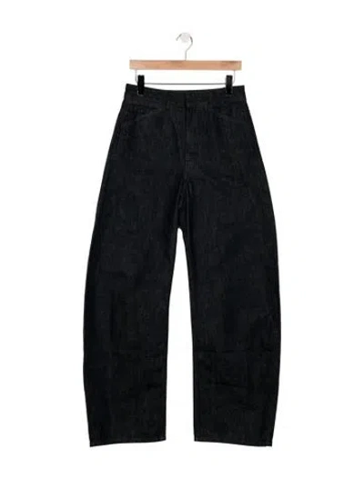 Pre-owned Lemaire High-rise Wide Leg Jeans In Blue