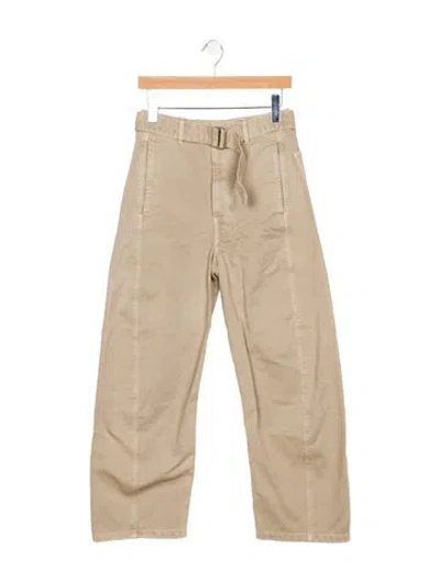 Pre-owned Lemaire High-rise Wide Leg Jeans In Gray