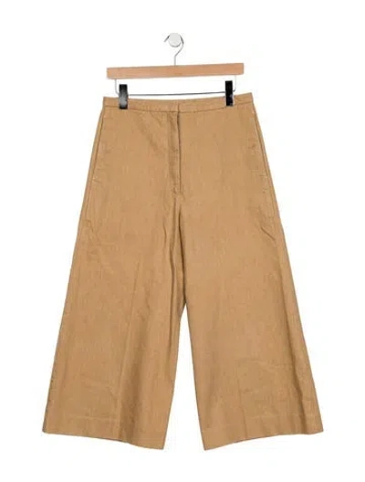 Pre-owned Lemaire High-rise Wide Leg Jeans In Neutrals