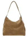 Lemaire "hobo" Bag With Belt In Green