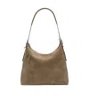 Lemaire Belted Shoulder Bag In Brown