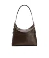 Lemaire Hobo Zippered Shoulder Bag In Black