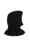 Lemaire Wool And Alpaca Blend Hood In Brown