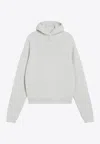 Lemaire Hooded Alpaca And Wool Sweater In White