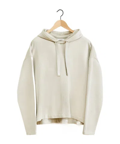 Lemaire Hooded Long-sleeved T-shirt In White