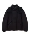 Lemaire Hooded Padded Puffer Jacket In Black