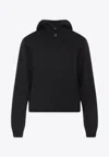 Lemaire High Ribbed Collar Sweater With Soft Texture In Black