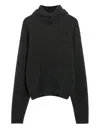 Lemaire Hooded Sweater Clothing In Black