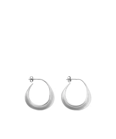 Lemaire Hoops Drop Earrings In Silver