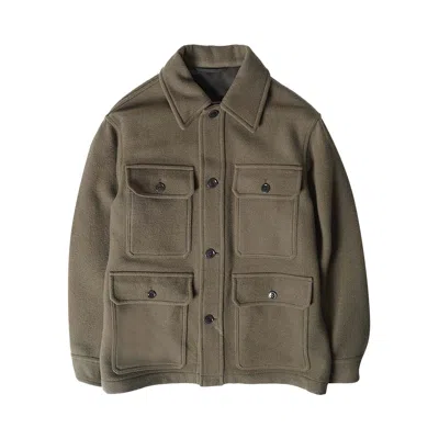 Pre-owned Lemaire Hunting Jacket 'dark Squirrel' | Brown | Men's Size 48