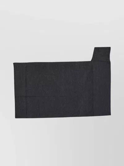 Lemaire Illusion Scarf Folded Design In Black