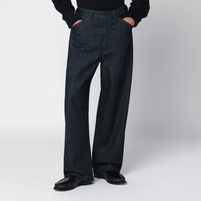Lemaire Indigo Blue Wide Jeans