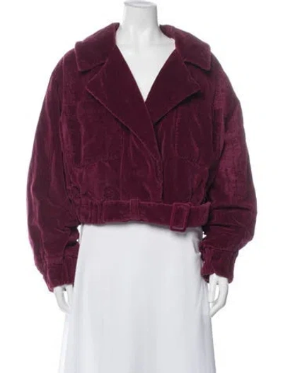 Pre-owned Lemaire Jacket In Burgundy