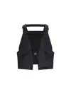 Lemaire Gabardine-weave Cotton-blend Gilet In Black