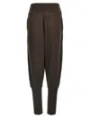 Lemaire Wool Joggers In Brown
