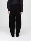 Lemaire Black Twisted Belt Jeans In Black