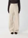 Lemaire Pants With "twisted" Belt In Neutral