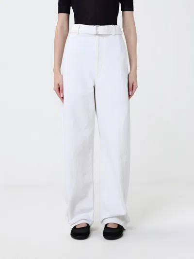 Lemaire Jeans Woman In White