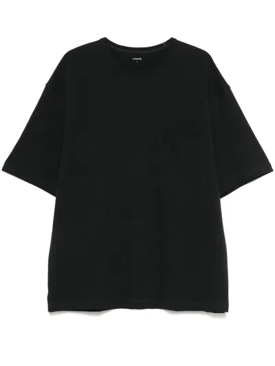 Lemaire Jersey-texture T-shirt In Black