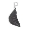 Lemaire Mini Croissant Keychain Textured Surface